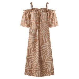 ANTHROPOLOGIE • Conditions Apply Fern TieStrap Kaftan Maxi Beach Hawaii Dress